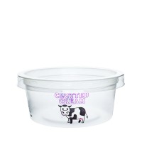 4oz (113g) PRINTED CLOTTED CREAM POT - 97MM